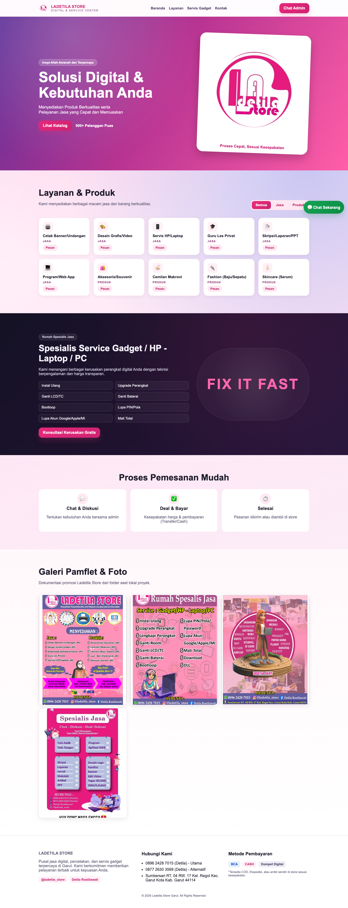 Preview Ladetila Store