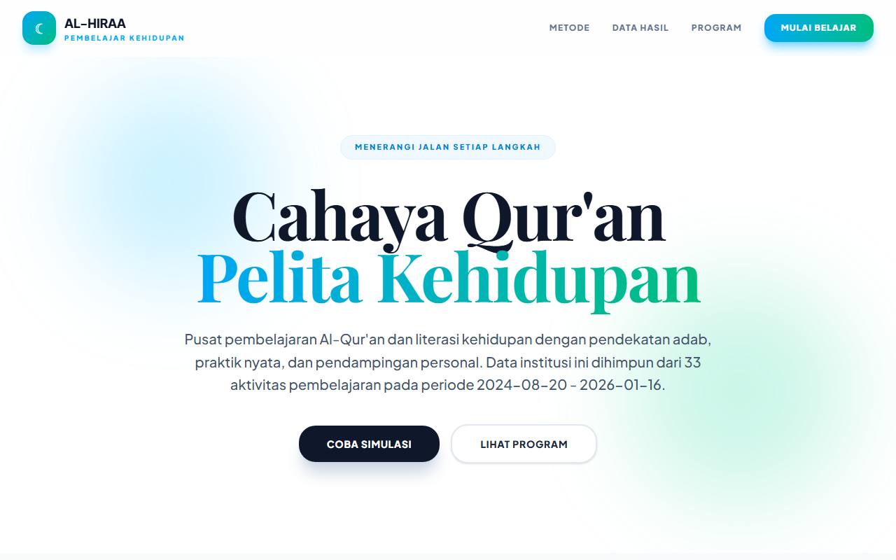 Preview Pembelajaran Kehidupan Alhiraa